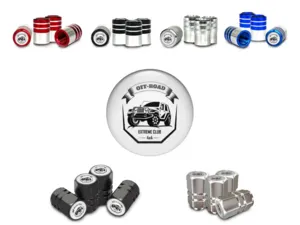 Tyre Valve Stem Caps for Bikes Standard Fit Design